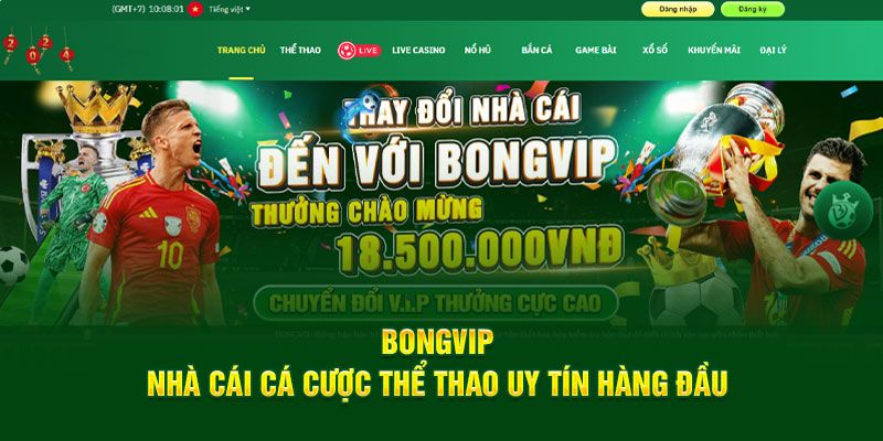 Khuyến Mãi Tại Bongvip – Cơ Hội Thắng Lớn Dành Cho Người Chơi
